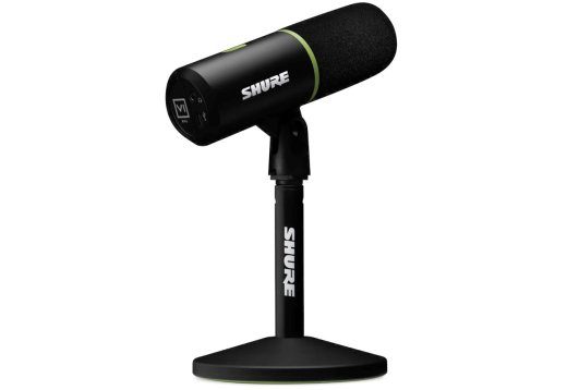 Shure MV6 USB-C cardioid dynamic microphone for gamers and streamers