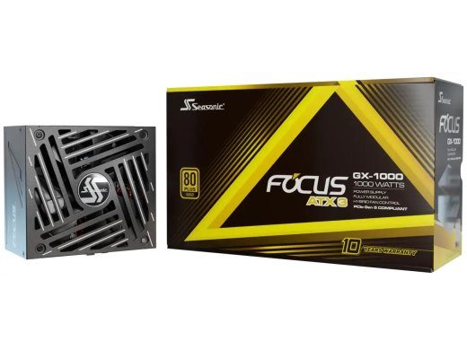 Seasonic Focus GX 1000W ATX 3.1 80+ GOLD Täismoduleeriv Toiteallikas