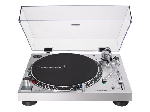 Audio-Technica AT-LP120XUSB Sidabrinis Gramofono Grotuvas