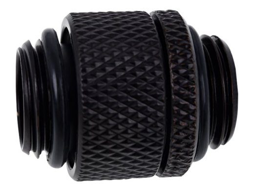 Alphacool Eiszapfen Connector Series Topeltkeermega vedeljahutussüsteemi adapter 1-pack Must