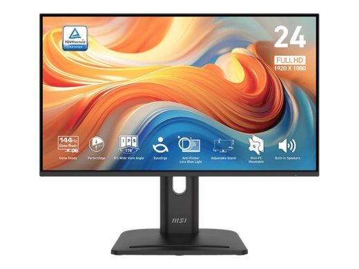 MSI PRO MP245PG E14 24.5 IPS 1920 x 1080 (Full HD) VGA (HD-15) HDMI DisplayPort 144Hz