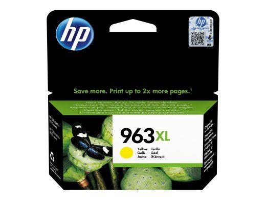 HP 963XL kollane 1600-lehekülje tindipatruun 3JA29AE