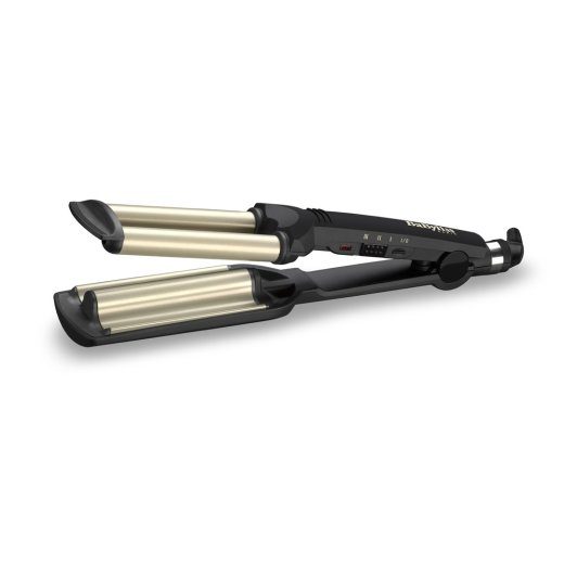 BaByliss C260E EasyWaves tekstuuriraud Soe Must, Hõbe 70,9'' (1,8 m)