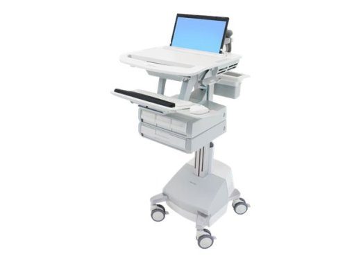 Ergotron StyleView Mobile Cart with Wheels for 17.3" sülearvuti/klaviatuur/hiir