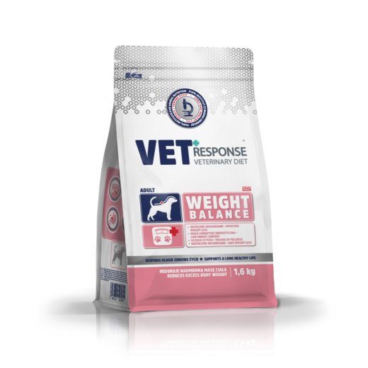 VET RESPONSE kuiv koeratoit kaalu tasakaalu - 1,6kg