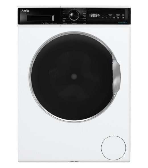 Amica WA3S712ALiSHB siaura skalbimo mašina - 7kg, 1200 aps./min.