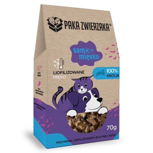 PAKA ZWIERZAKA Jänes - koeratoit - 70g