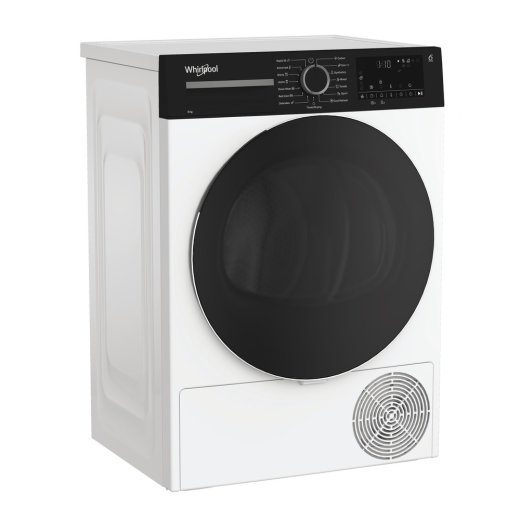 Whirlpool kuivati WPS D8 WBS EE Energiatõhususklass D Esikaarne 8 kg Soojuspump Digitaalne Sügavus 55 cm Valge