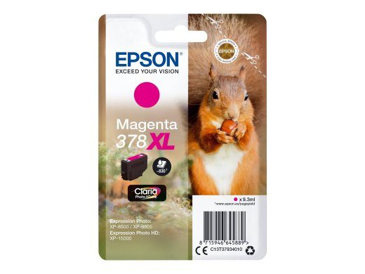 Epson 378XL Magenta 830 lehekülje tint C13T37934010