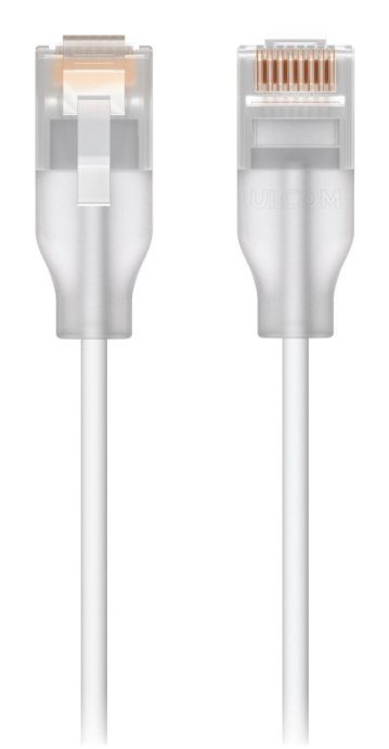 Ubiquiti UACC-Cable-Patch-EL-0.15M-W võrgukaabel läbipaistev, valge Cat6
