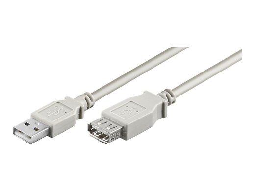 goobay 1.8m USB Pikenduskaabel, Hall
