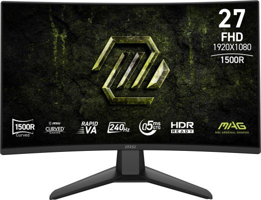 LCD Monitor MSI 27 " 1920 x 1080 pixels Full HD Native aspect ratio 16:9 Curved MAG274CFX24