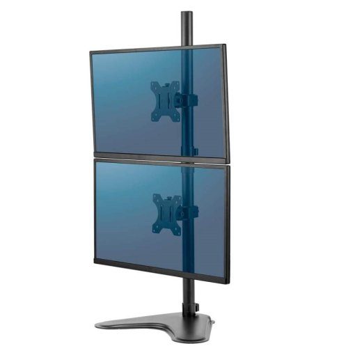 Fellowes Professional Series™ freestanding ergonomic arm for 2 monitors - Seasa vertical