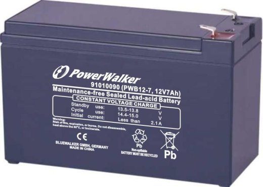 Battery 12V/7Ah PWB12-7 Extend the backup time
