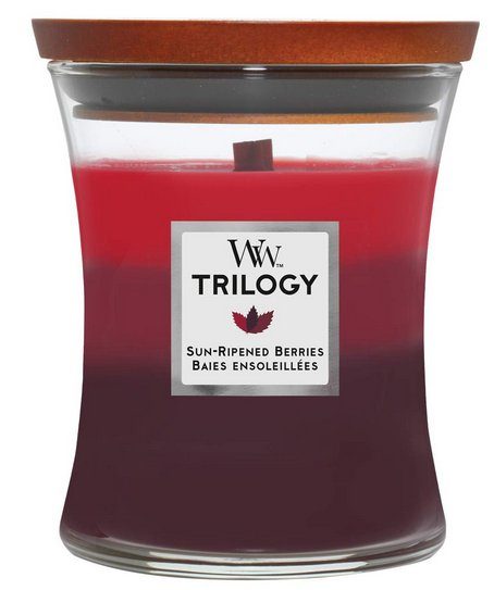Woodwick Trilogy Sun Ripened Berries küünal 275 g
