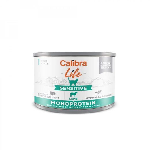 CALIBRA Cat Life Sensitive Lamb - märgkassitoit - 200g