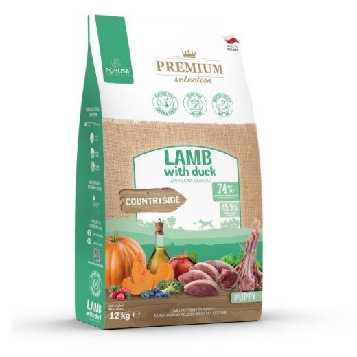 POKUSA Premium Selection Kutsikas Lambaliha pardiga - kuiv koeratoit - 12kg