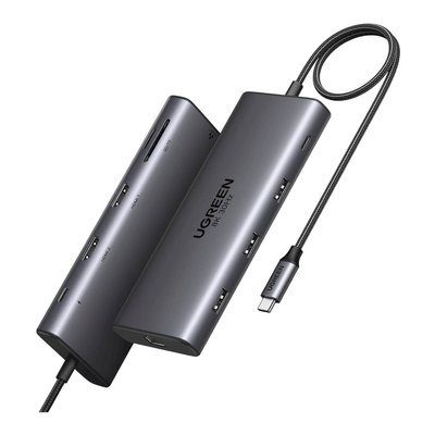 UGREEN 15534 Interface Hub USB Type-C 5000 Mbit/s HDMI / RJ-45 / USB 2.0 / USB 3.0 / USB Type-C / 100 W