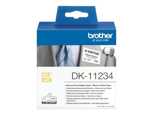 Brother DK 11234 press-sildilõike silt 60 x 86 mm 260 sildi