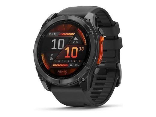 Garmin Fenix 8 51 mm Juodos spalvos Pilkos spalvos Sportinis Laikrodė