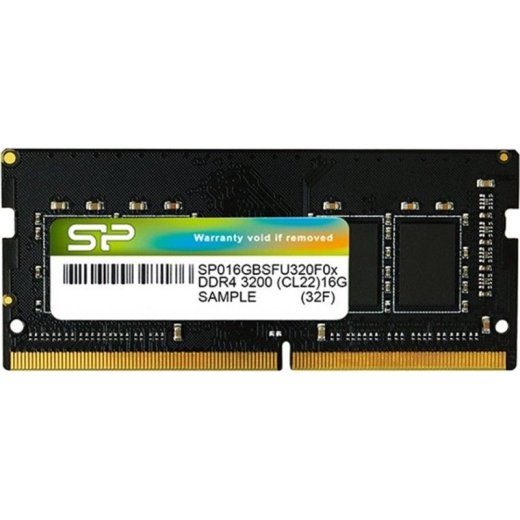 Silicon Power SP016GBSFU320X02 16 DDR4 3200 MHz Sülearvuti Registreeritud Ei ECC Ei