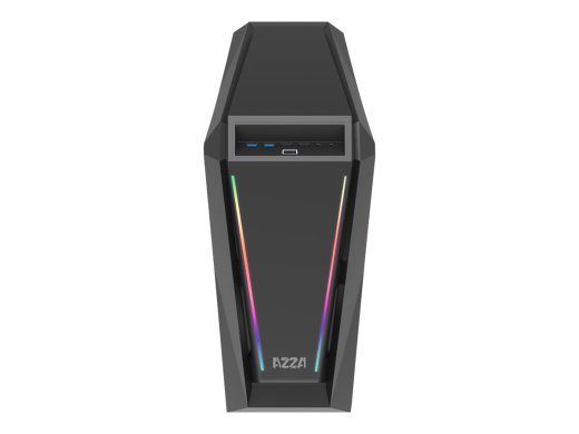 AZZA Chroma 410A torn ATX ilma toiteplokkita must