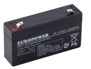 AKU 6V 4.5AH VRLA/EP4.5-6 EUROPOWER EMU