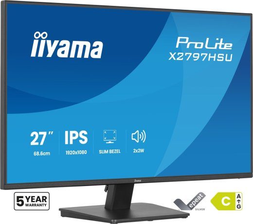 iiyama ProLite X2797HSU-B1 68.6 cm (27") Full HD LED Must monitor