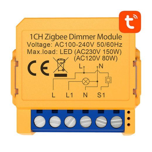 Nutikas pistikupesavahend ZigBee Avatto ZDMS16-1 TUYA