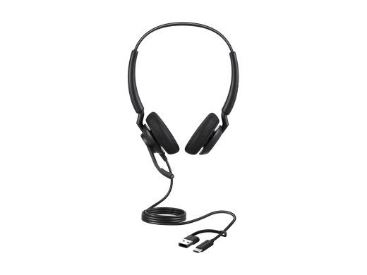 Jabra Engage 40 stereo kabelinės ausinės juodas