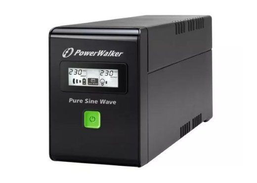 POWERWALKER VI 800 SW FR UPS Line-Interactive 800VA 2x PL 230V PURE SINE RJ11/RJ45 USB LCD