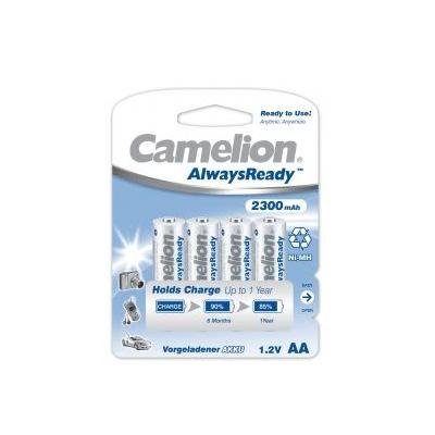 Camelion AA/HR6 2300 mAh AlwaysReady laetavad akute Ni-MH 4 tk