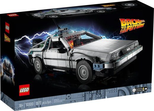 LEGO ICONS 10300 LAIKO MAŠINA IŠ GRĮŽIMO Į BŪTUMĄ