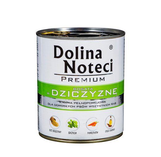 DOLINA NOTECI Premium Rikas metsloomade liha - Märg koerasööt - 800 g