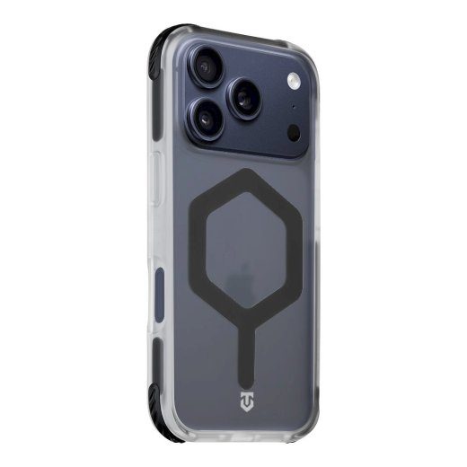 Taktikaline MagForce kuubikuümbris Apple iPhone 17 Pro jaoks / must