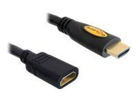 Delock High Speed HDMI with Ethernet HDMI Pikenduskaabel 1m