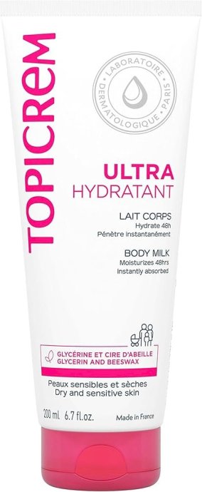 Topicrem Ultra-Moisturizing Body Milk Īpaši mitrinošs