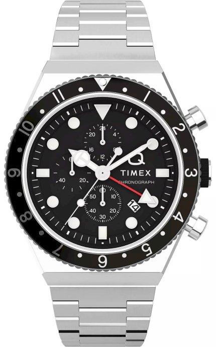 TIMEX Q Timex 3-Time Zone Chronograph