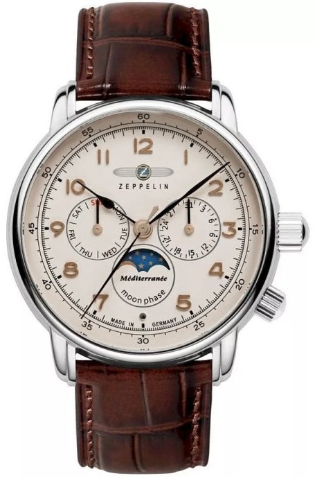 ZEPPELIN LZ121 Mediterranee Moonphase Vīriešu rokas