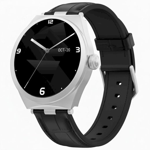 Smartwatch Gravity GT25-8 Viedpulkstenis / sudraba/melns