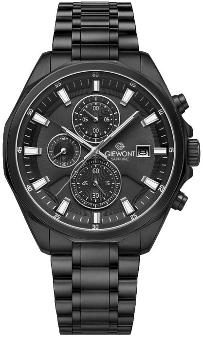 Giewont Vīriešu pulkstenis Chronograph Sapphire GW7290-B1