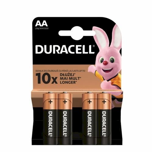 Duracell BASIC LR6 AA baterijas 4