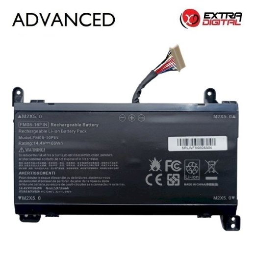 ExtraDigital Klēpjdatora akumulators HP FM08 5973mAh