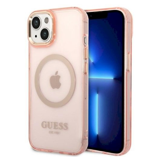 Guess GUHMP14SHTCMP Hardcase Gold Outline Translucent