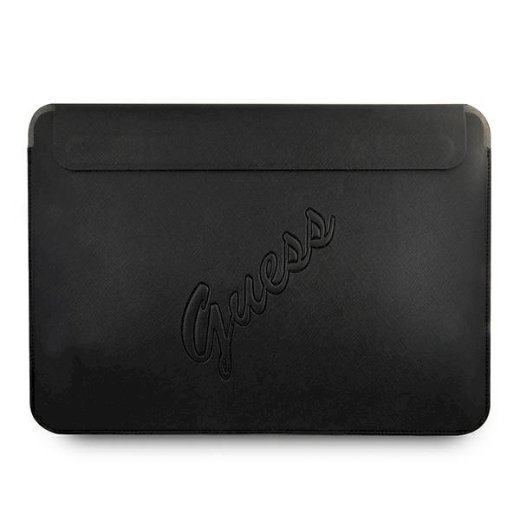 Guess Sleeve GUCS13PUSASBK Saffiano Script Klēpjdatora maciņš 13" / melns