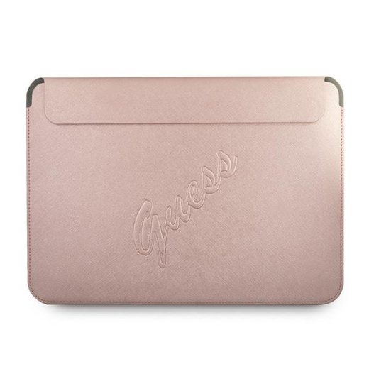 Guess Sleeve GUCS13PUSASPI Klēpjdatora maciņš 13" / rozā Saffiano Script