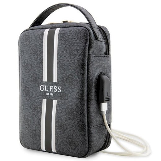 Guess Torba GUHBP4RPSK 4G Printed Stripes Soma / melns