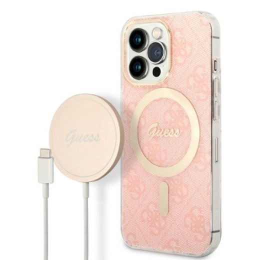 Guess Set GUBPP13LH4EACSP Aizsargapvalks un lādētājs
