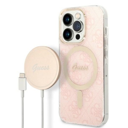Guess Set GUBPP14LH4EACSP Aizsargapvalks un lādētājs