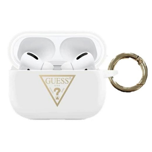 Guess GUACAPLSTLWH AirPods Pro cover Aizsargapvalks